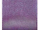 Offray Purple Firefly Wire-edge Metallic Ribbon