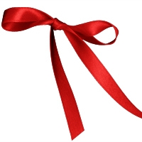 Hot Red Single Face Satin Ribbon