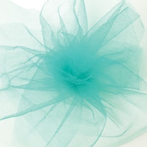 Teal Tulle by Offray