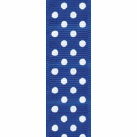 Offray Century Blue Confetti Dots Ribbon