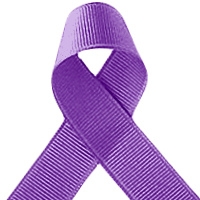 Offray Bright Purple Grosgrain Ribbon