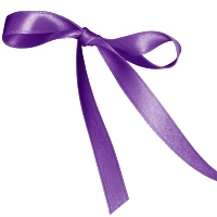 Purple Single Face Satin Ribbon