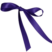Regal Purple Single Face Satin Ribbon