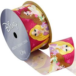 Magenta Disney Princesses Ribbons