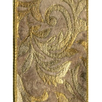 Gold Foliage Wire Edge Embossed