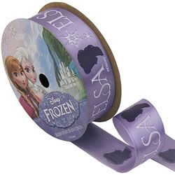 Elsa Silhouette Frozen Ribbon