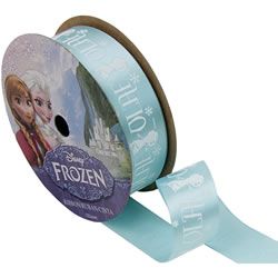 Olaf Silhouette Frozen Ribbon