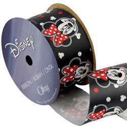 Floating Head Minnie Mouse Ribbon