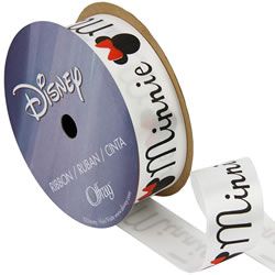 Name Silhouette Minnie Mouse Ribbon