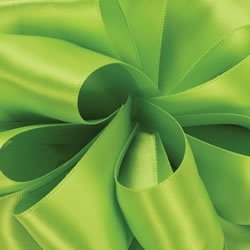 New Chartreuse Double Face Satin Ribbon
