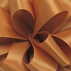 Old Gold Double Face Satin Ribbon