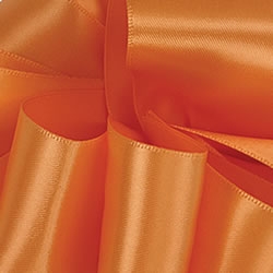 Orange Cream Double Face Satin Ribbon