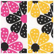 Offray Daisy Dots Grosgrain Ribbon