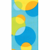 Offray Blue Fun Dots Satin Ribbon