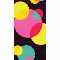 Offray Black Fun Dots Satin Ribbon