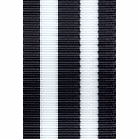Offray Black Mono-Stripe Grosgrain Ribbon