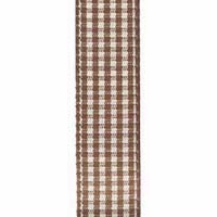 Offray Vintage Brown Micro Check Ribbon