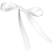 White Single Face Satin Ribbon