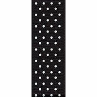 Offray Black Swiss Dot Ribbon