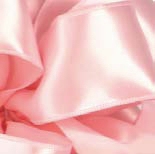 Powder Pink Contessa Single Face Satin Wire Edge Ribbon