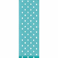 Offray Navajo Turquoise Swiss Dot Ribbon