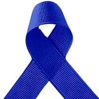 Offray Electric Blue Grosgrain Ribbon