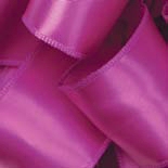 Fuchsia Contessa Single Face Satin Wire Edge Ribbon