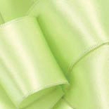 Clean Green Contessa Single Face Satin Wire Edge Ribbon