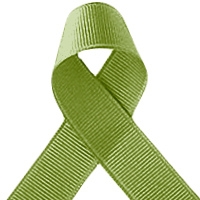 Offray Jungle Green Grosgrain Ribbon