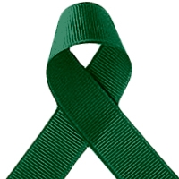 Offray Forest Green Grosgrain Ribbon