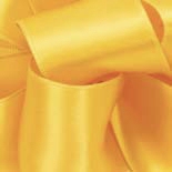 Yellow Chiffon Contessa Single Face Satin Wire Edge Ribbon