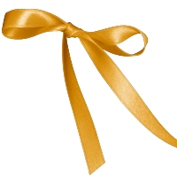 Gold Single Face Satin Ribbon