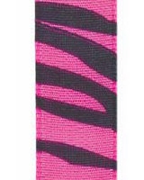 Offray Hot Pink Jungle Print Ribbon