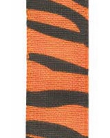 Offray Orange Jungle Print Ribbon