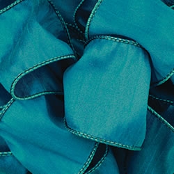 Deep Teal Anisha, Wire Edge