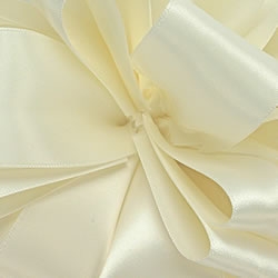 Antique White {Satin} Silk Ribbon