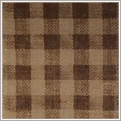 Brown Burcheck Ribbon