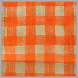 Orange Burcheck Ribbon