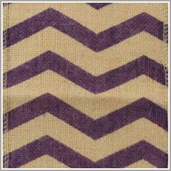 Purple Burchev Burlap Chevron Ribbon