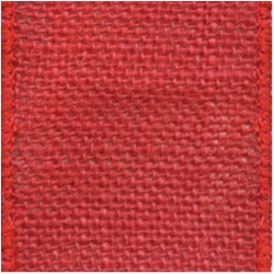 Red Burlap Ribbon