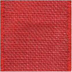 Red Burlap Ribbon