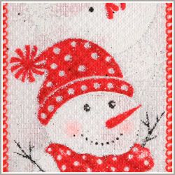 Chilly Red/White Snowmen