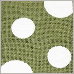 Sage Green Dixie Dotted Burlap Ribbon