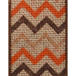 Multi Color Glide Chevron Burlap