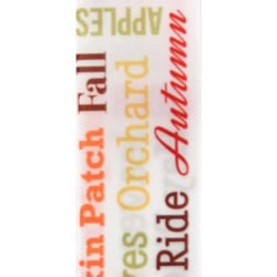 Multi Color Hayride Wire Edge Ribbon