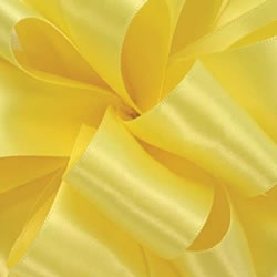 Lemon Double Face Satin Ribbon