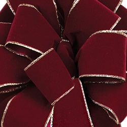 Burgundy Noble, Wire Edge Velvet