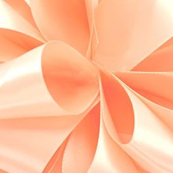 Pale Peach Double Face Satin Ribbon