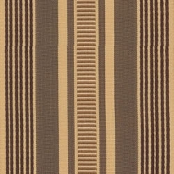 Beige and Dark Brown Park Plaza Wire Edge Ribbon