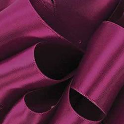 Purple Wine Double Face Satin Ribbon